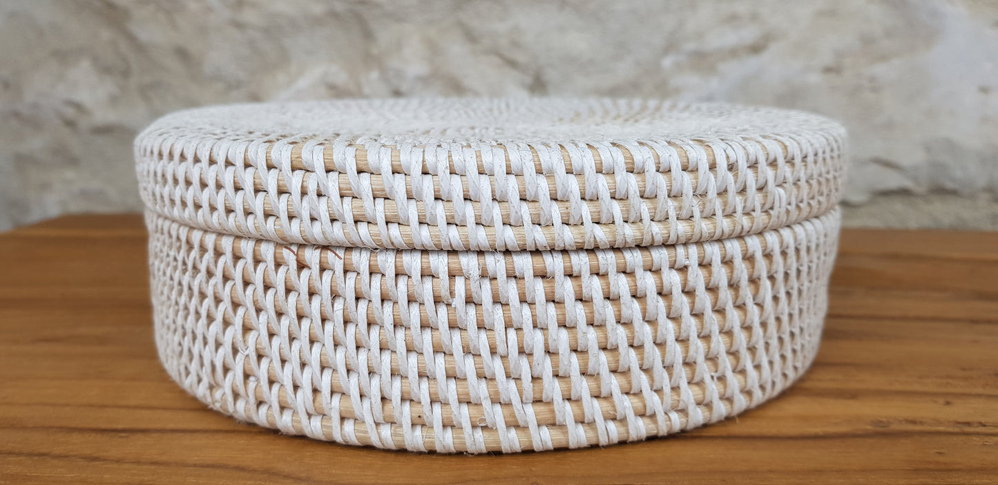 Boite de rangement en Rotin D20 cm