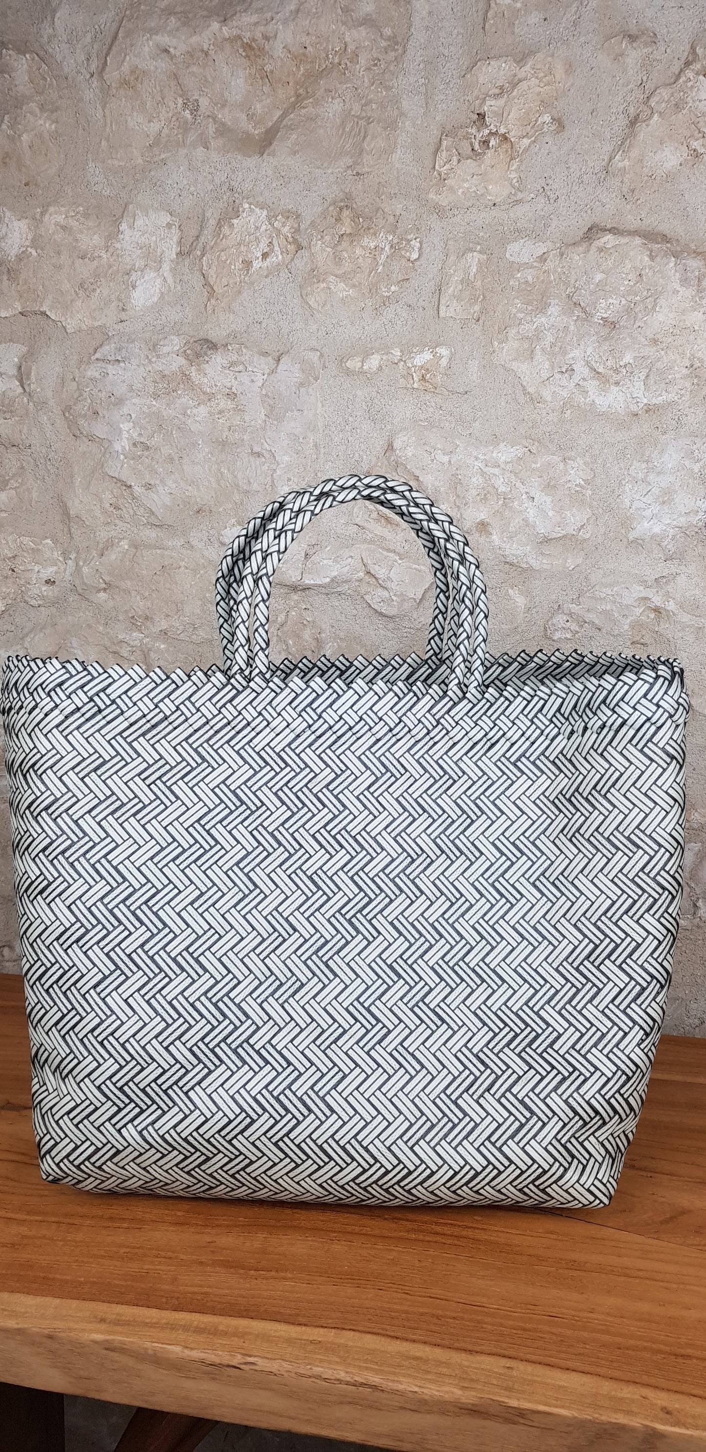 Sac en rotin synthétique H 29 cm