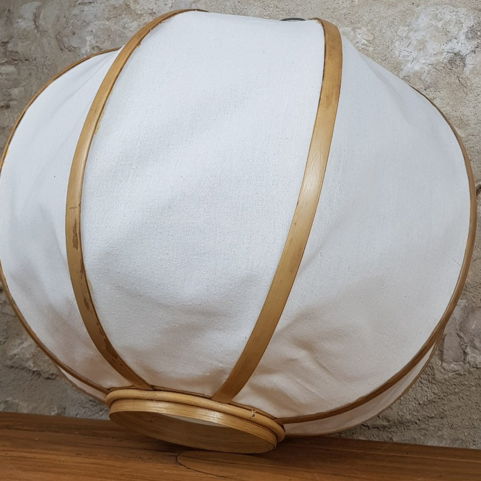 Abas jour en Bambou et Coton H 35 cm