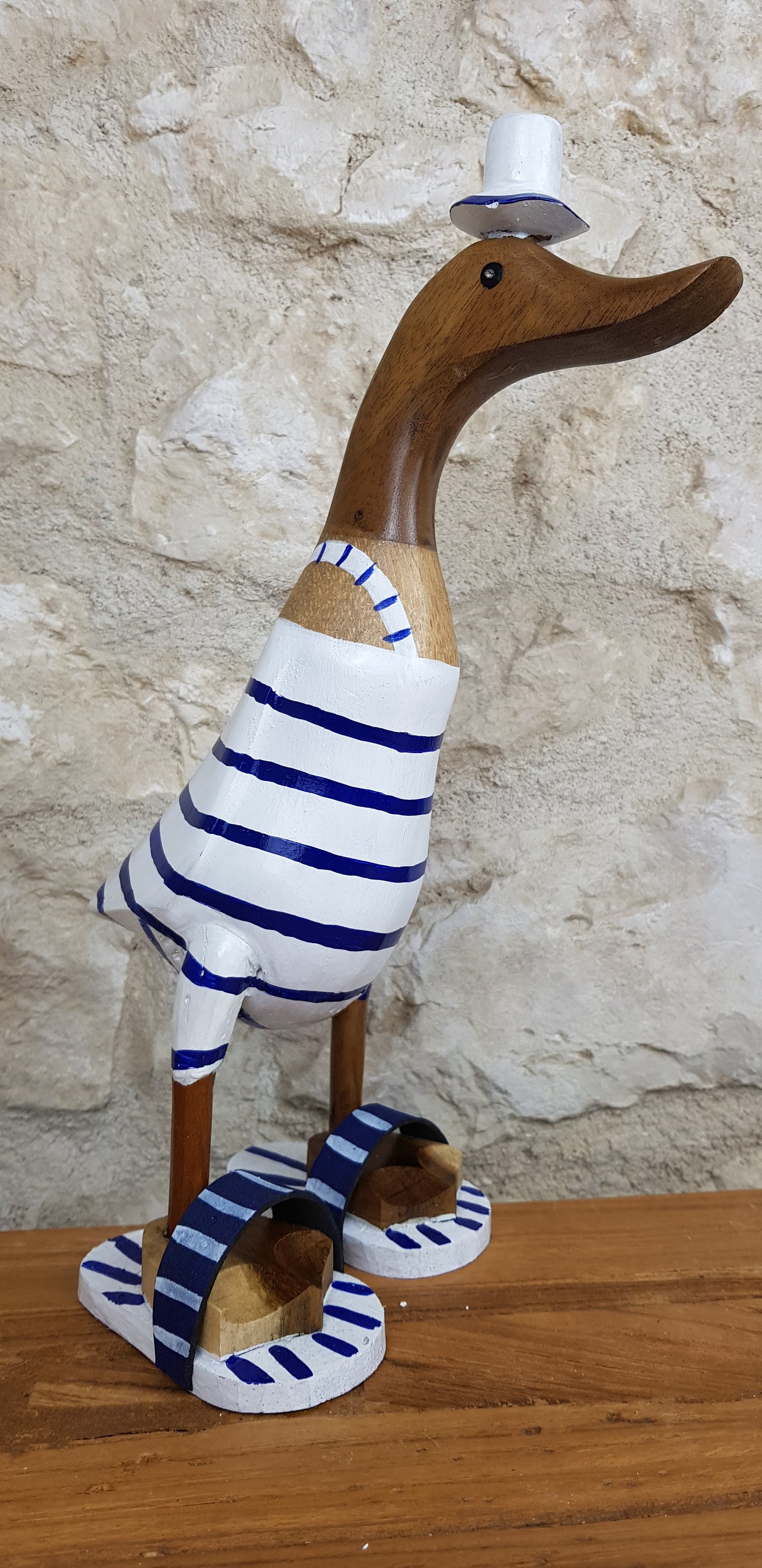 Canard baigneur en bois