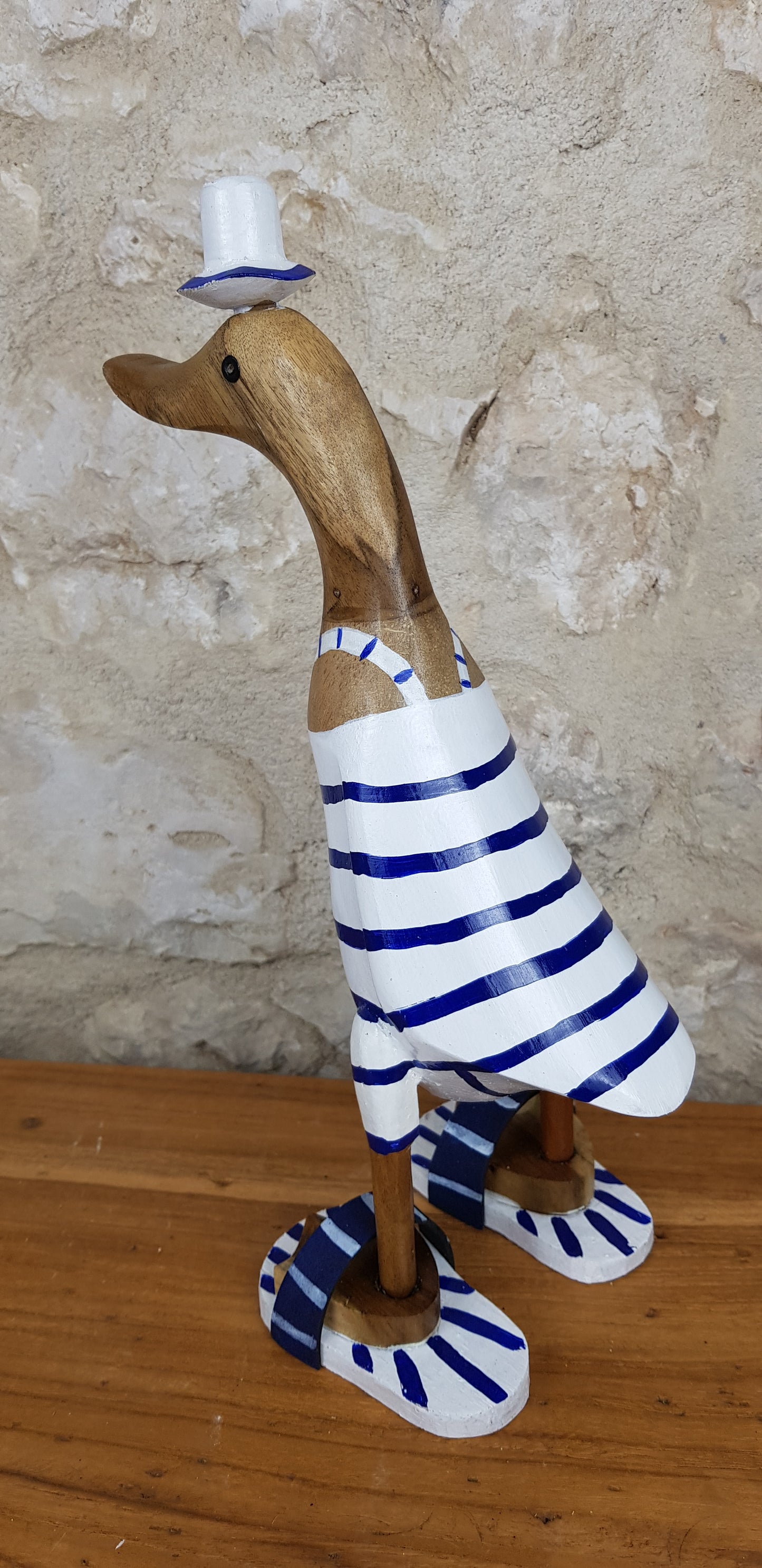 Canard baigneur en bois