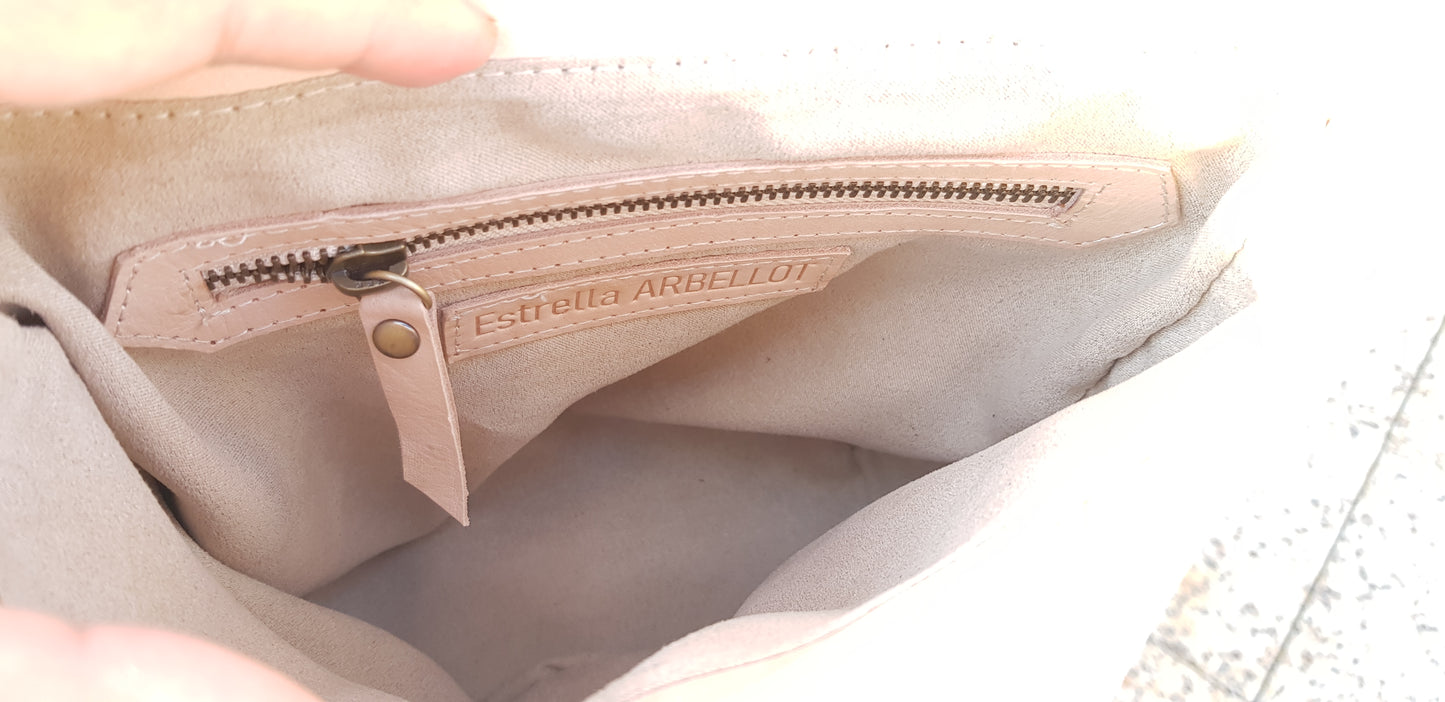 Sac bandoulière en cuir (existe en plusieurs couleurs)
