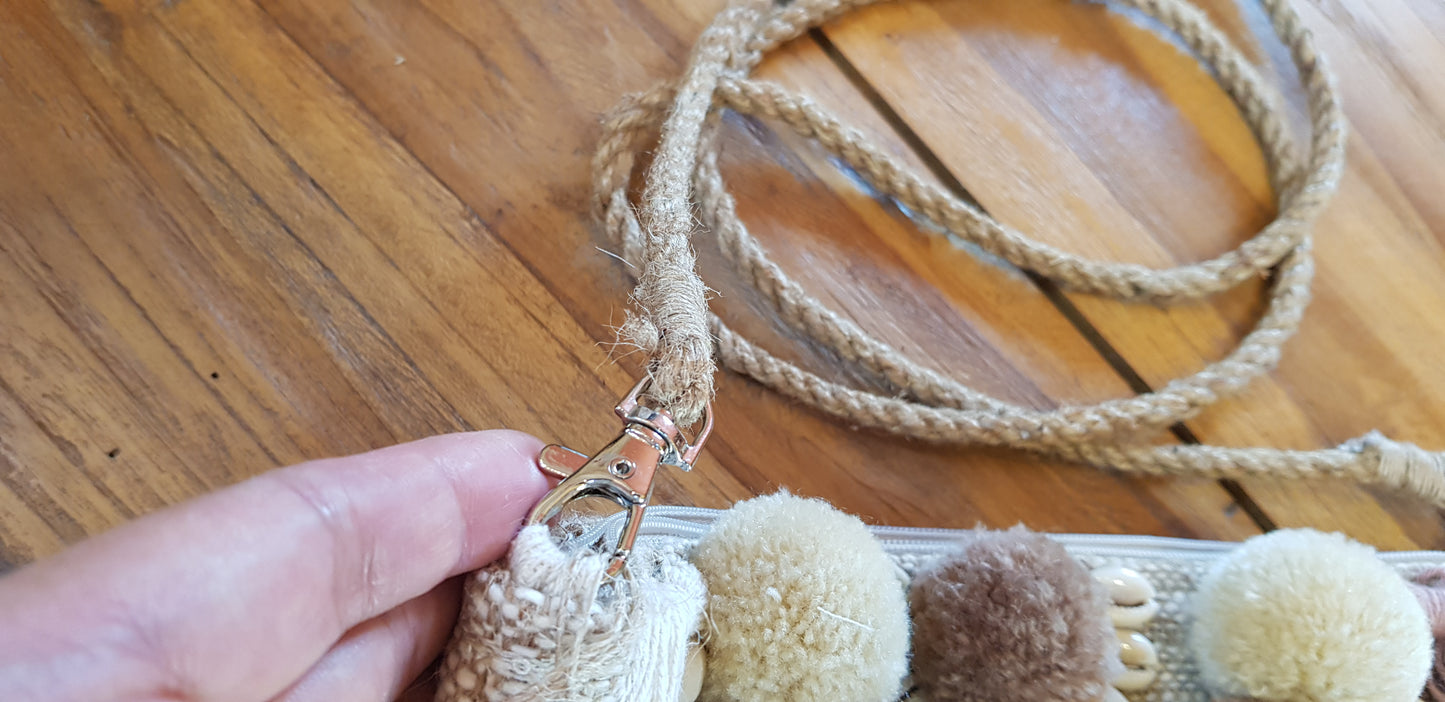 Sac bandoulière en lin
