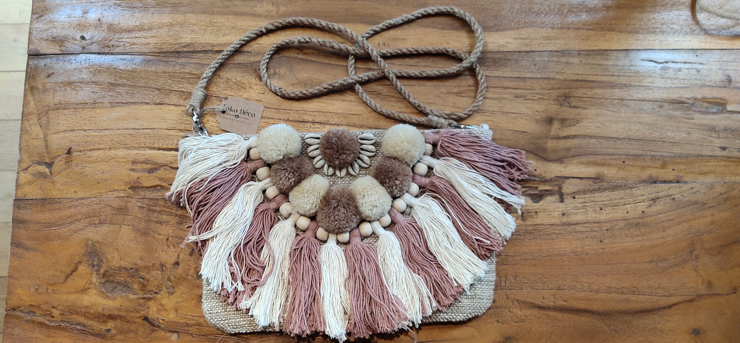 Sac bandoulière en lin
