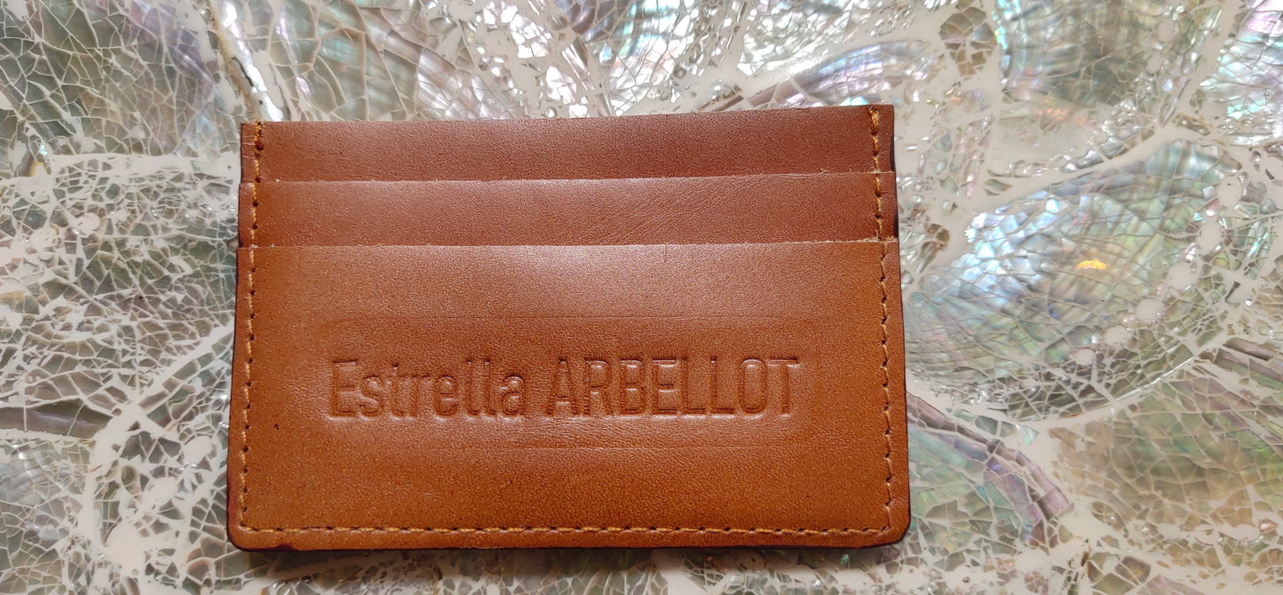 Porte-cartes en cuir