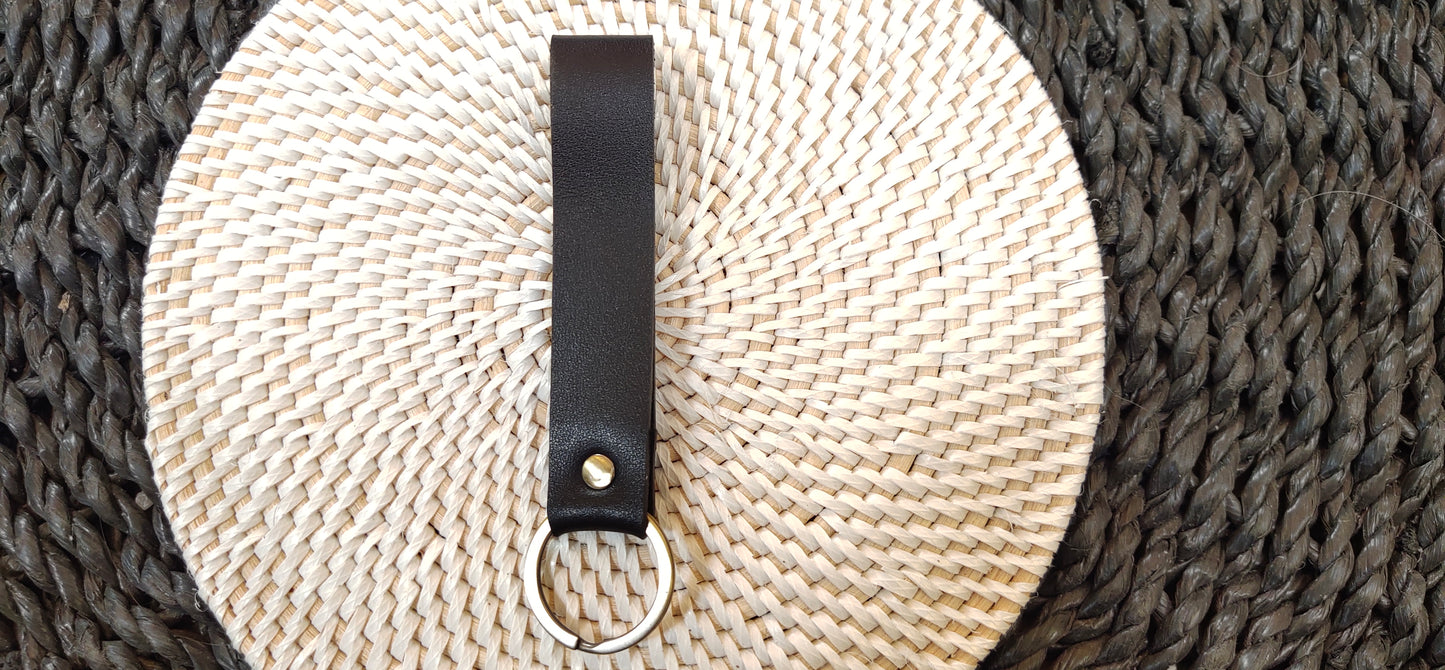 Porte-clés en cuir H 10 cm
