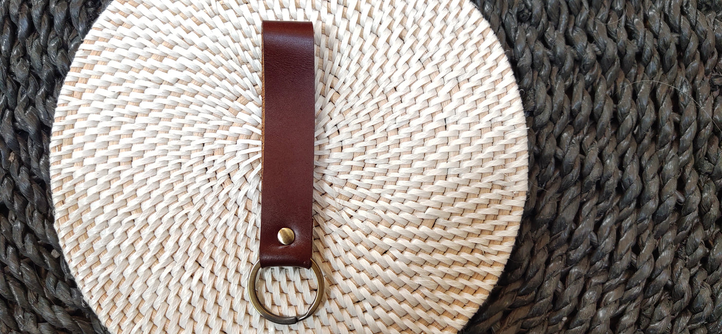 Porte-clés en cuir H 10 cm