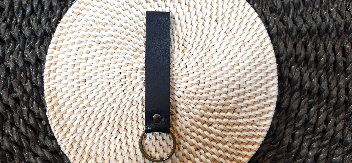 Porte-clés en cuir H 10 cm