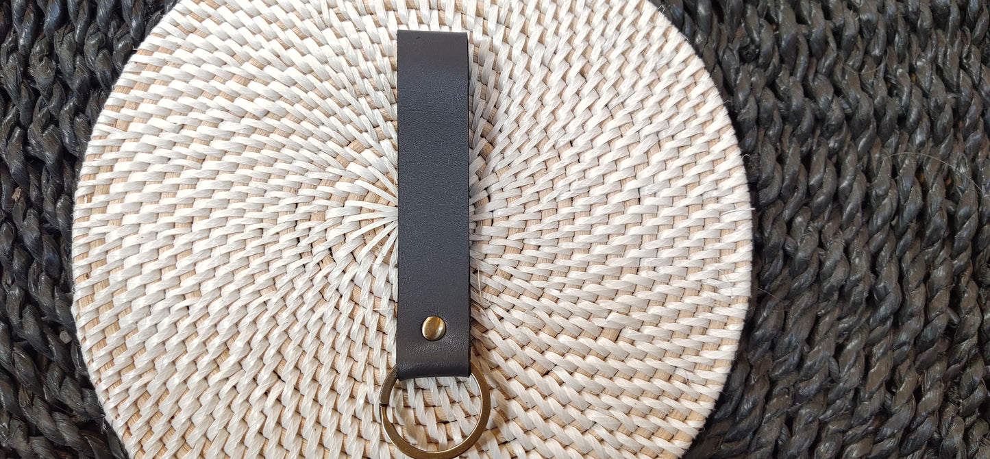 Porte-clés en cuir H 10 cm
