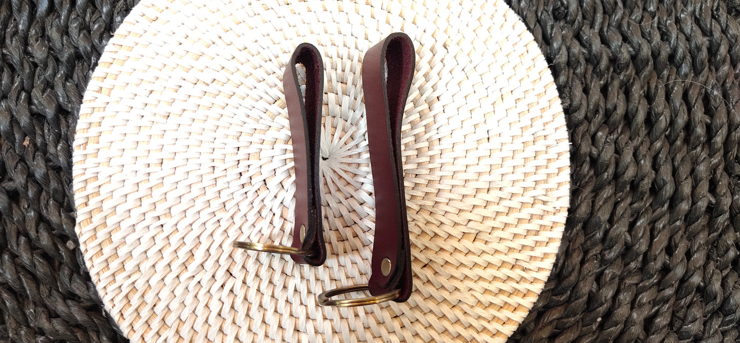 Porte-clés en cuir H 10 cm