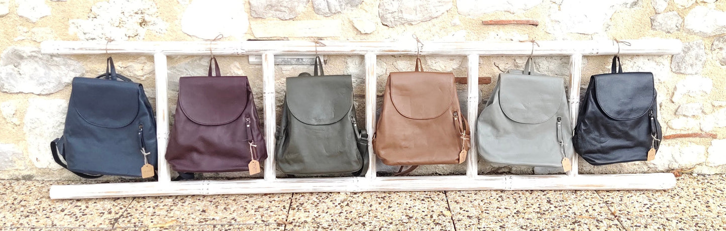Sac à dos en cuir