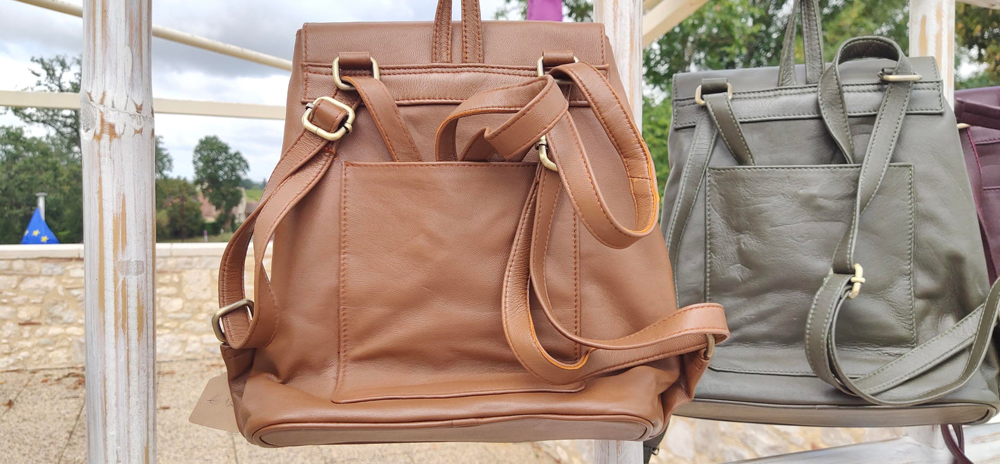 Sac à dos en cuir
