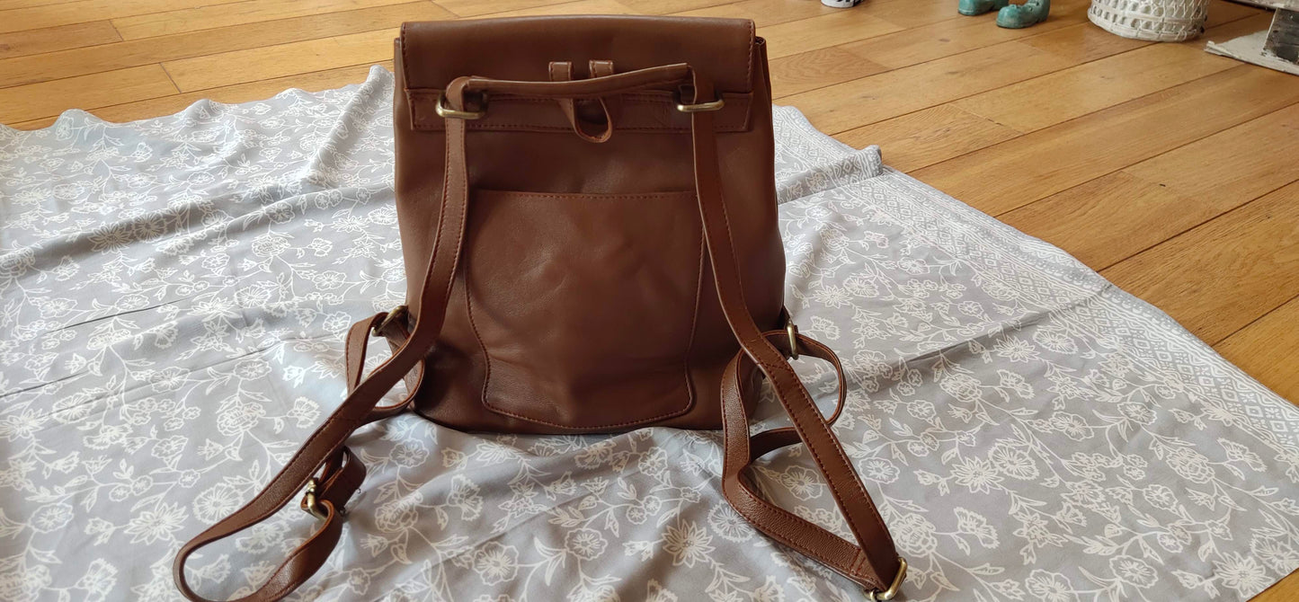 Sac à dos en cuir