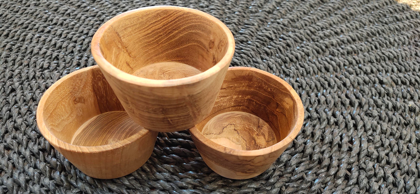 Bol en bois pour sauce