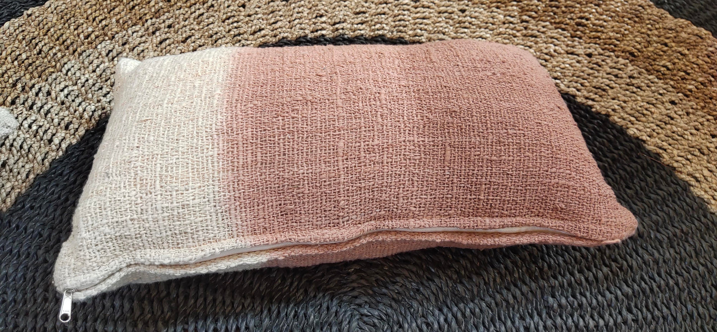 Housse de coussin en Lin épais de différentes couleurs