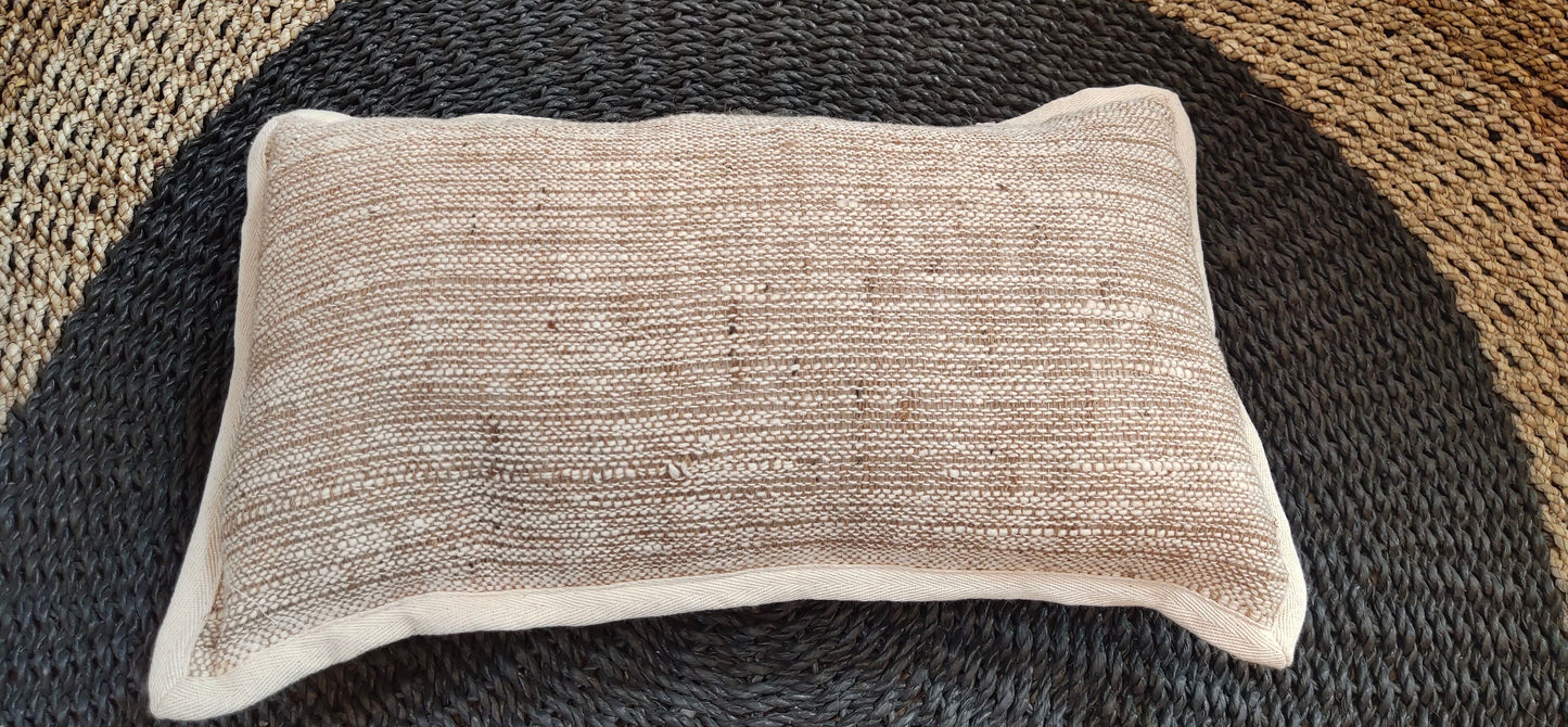 Housse de coussin en Lin épais de différentes couleurs