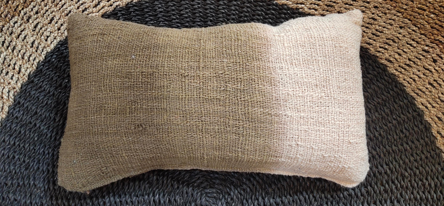 Housse de coussin en Lin épais de différentes couleurs