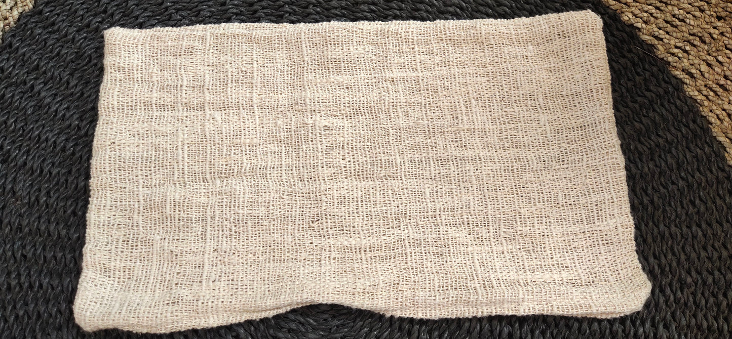 Housse de coussin en Lin épais de différentes couleurs