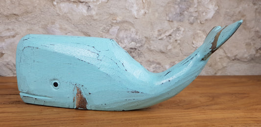 Baleine en bois L 28cm