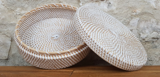 Boite de rangement en Rotin D20 cm