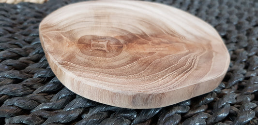 Sous verre ou bouteille en bois de Teck