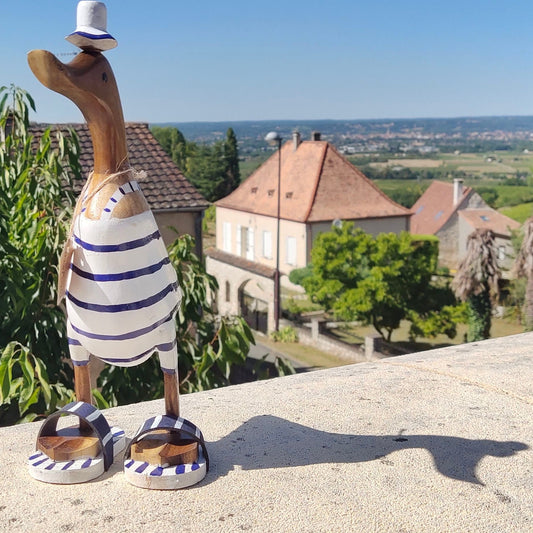Canard baigneur en bois